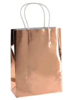 SACO PRESENTE 19X8CM DOURADO #